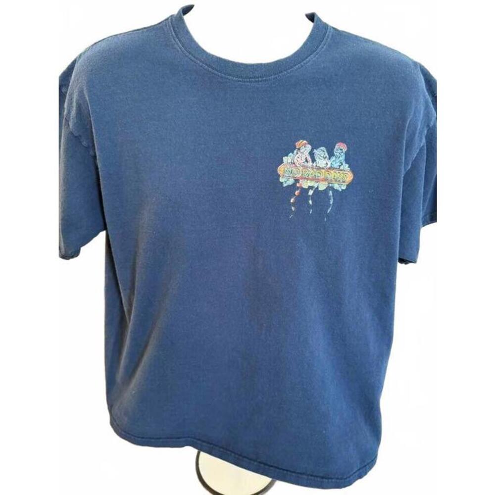 YAZBEK‎ NO BAD DAYS XL T SHIRT BLUE